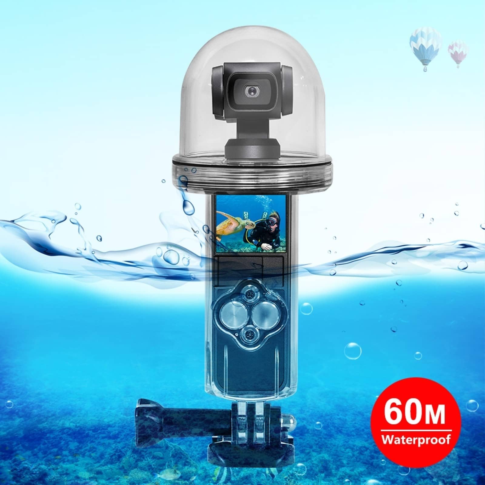 DJI Osmo Pocket 60m / 196.8ft Waterproof Case Underwater Housing