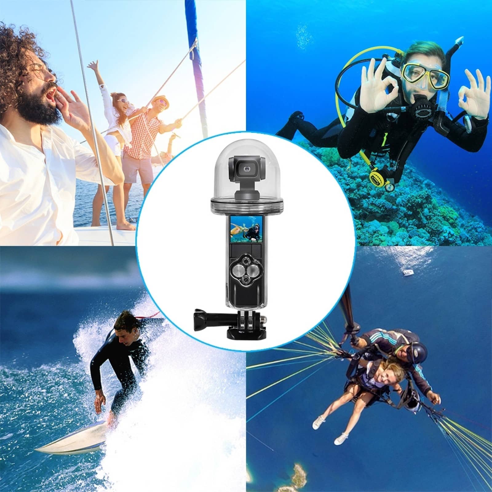 DJI Osmo Pocket 60m / 196.8ft Waterproof Case Underwater Housing