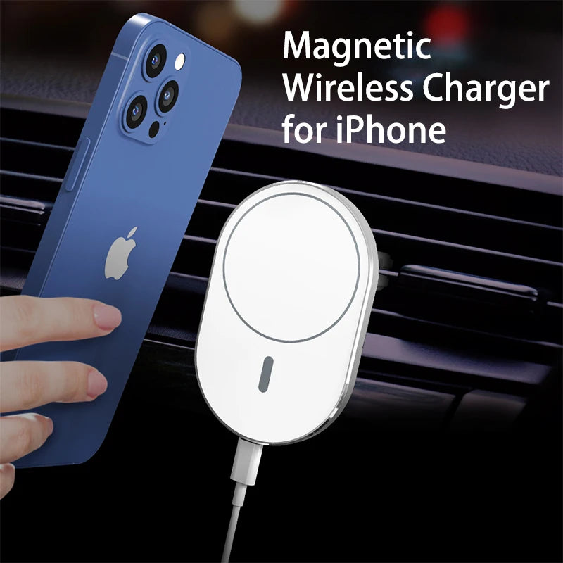 Magnetic Car Holder for iPhone / iphone Qi Wireless Chargers Holder Accessories