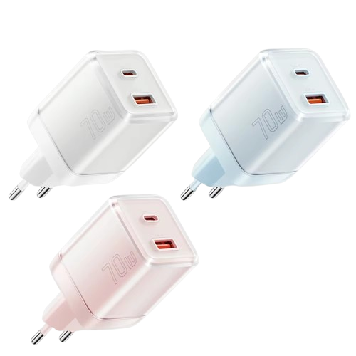 70W GaN Charger For iPhone / Fast Travel Charging Charger For Samsung