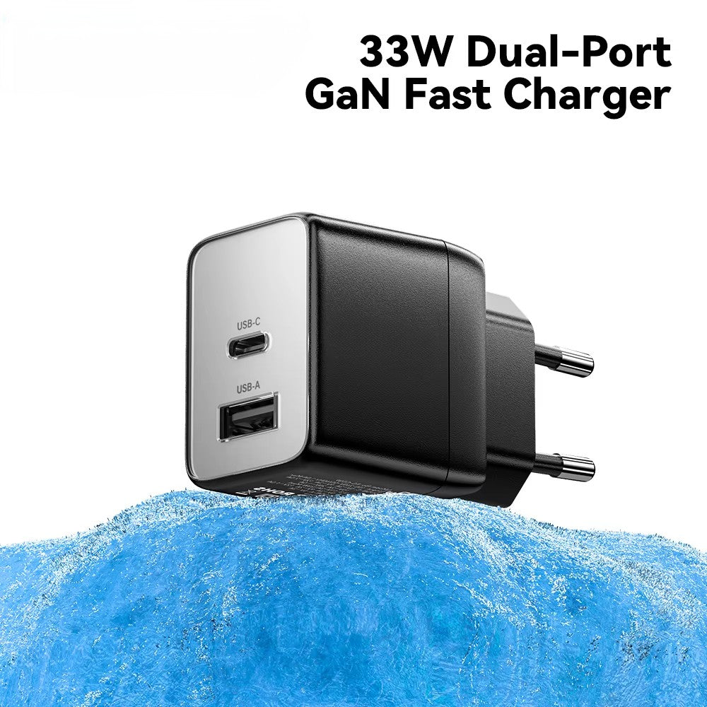 33W GaN Charger For iPhone  / PD Fast Charging Charger For iPad Macbook Xiaomi