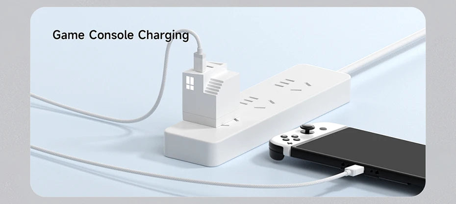 45W GaN Charger/ PD PPS Fast Charger /Mini House Travel Dual Ports Charger for iPhone