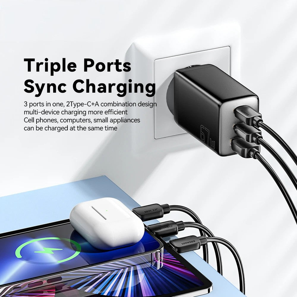 67W GaN Charger / PPS 65W GaN Fast Charge For phone（USB-C/Type-C）