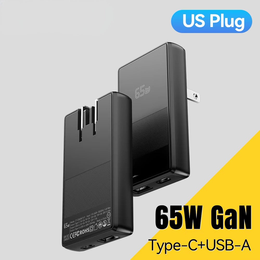 65W GaN Charger Ultra Thin Quick Charge