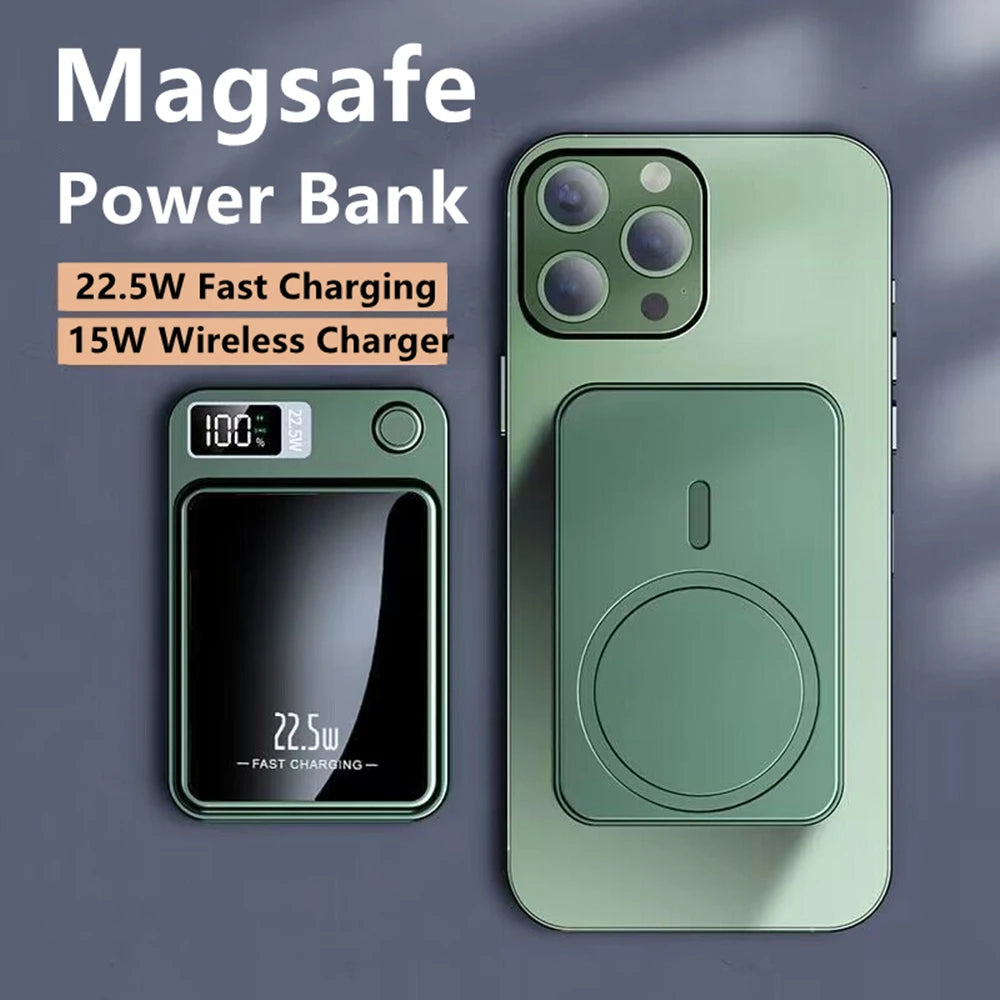 Fast Charger Magnetic Power Bank For Phone (100000mAh）