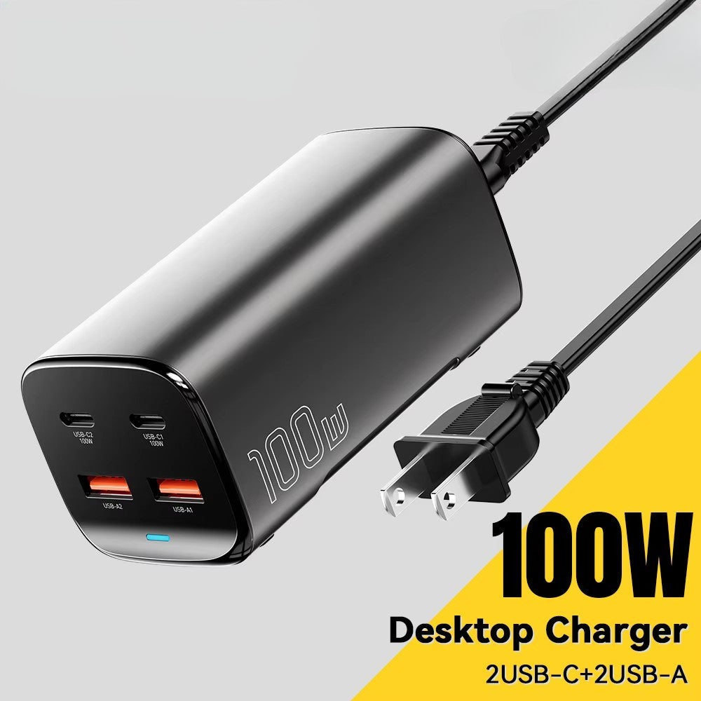 100W GaN Charger / Desktop Laptop Fast Charger 65W 4 in 1 /Adapter For iPhone