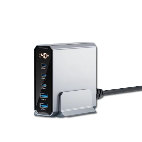 140W GaN Charger Multi Port Charging Station