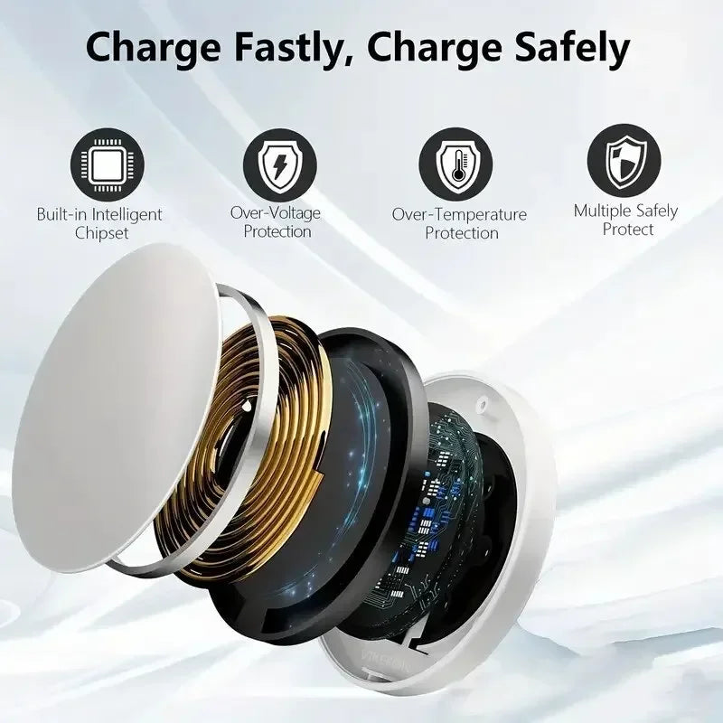 3-in-1 Magnetic Wireless Fast Charger Stand for Magsafe Phone （15W Fast Charger）