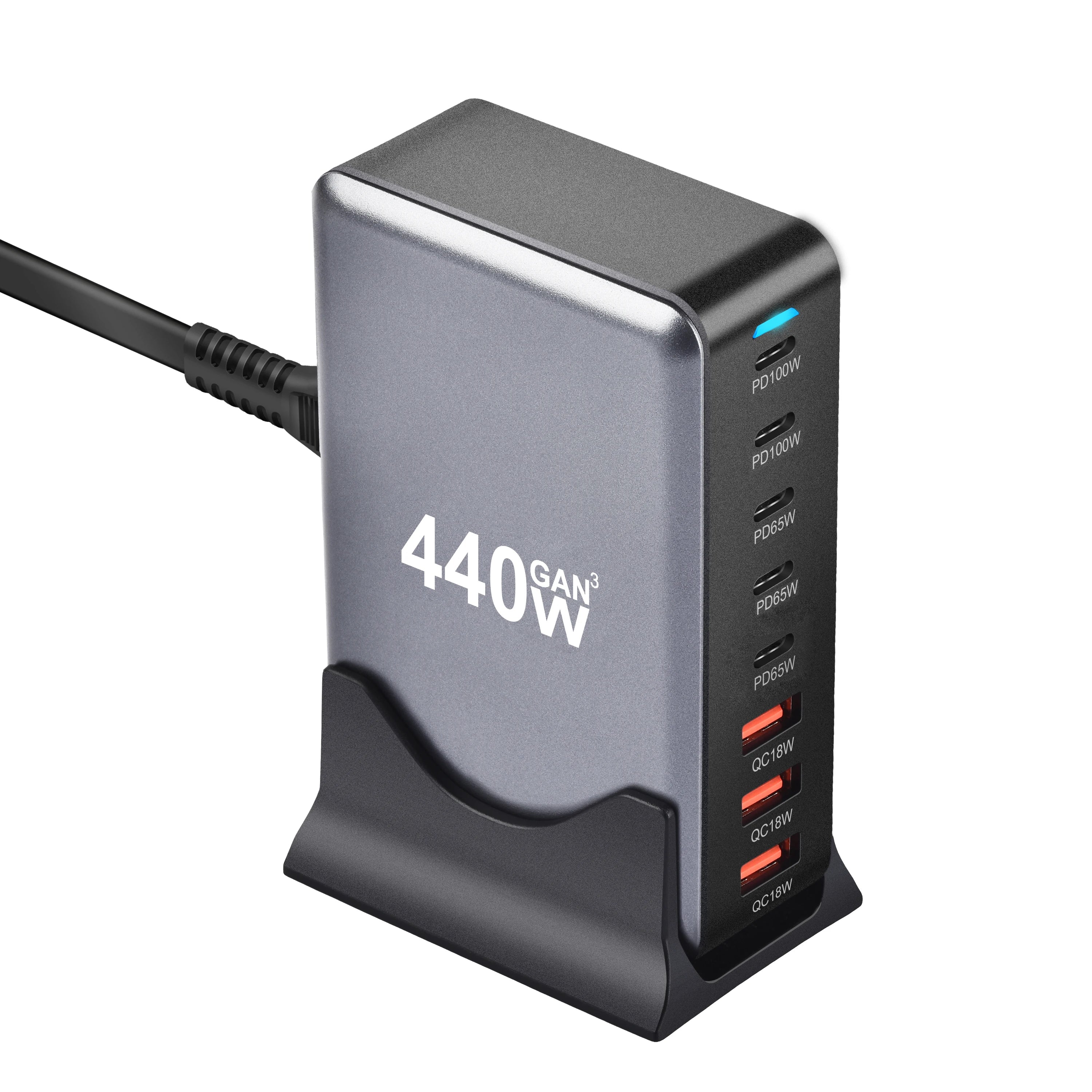 440W GaN Charger Gallium nitride PD Desktop charger