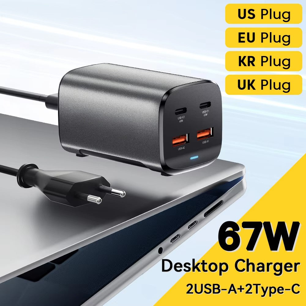 67W USB-C GaN Charger / Desktop Fast Charge For Phone