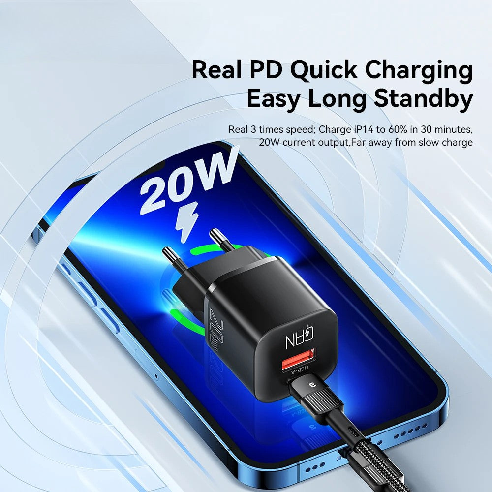 20W GaN Charger Type-C Charger / PD Fast Charge For Phone