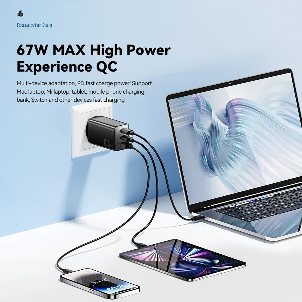 67W GaN Charger / PPS 65W GaN Fast Charge For phone（USB-C/Type-C）